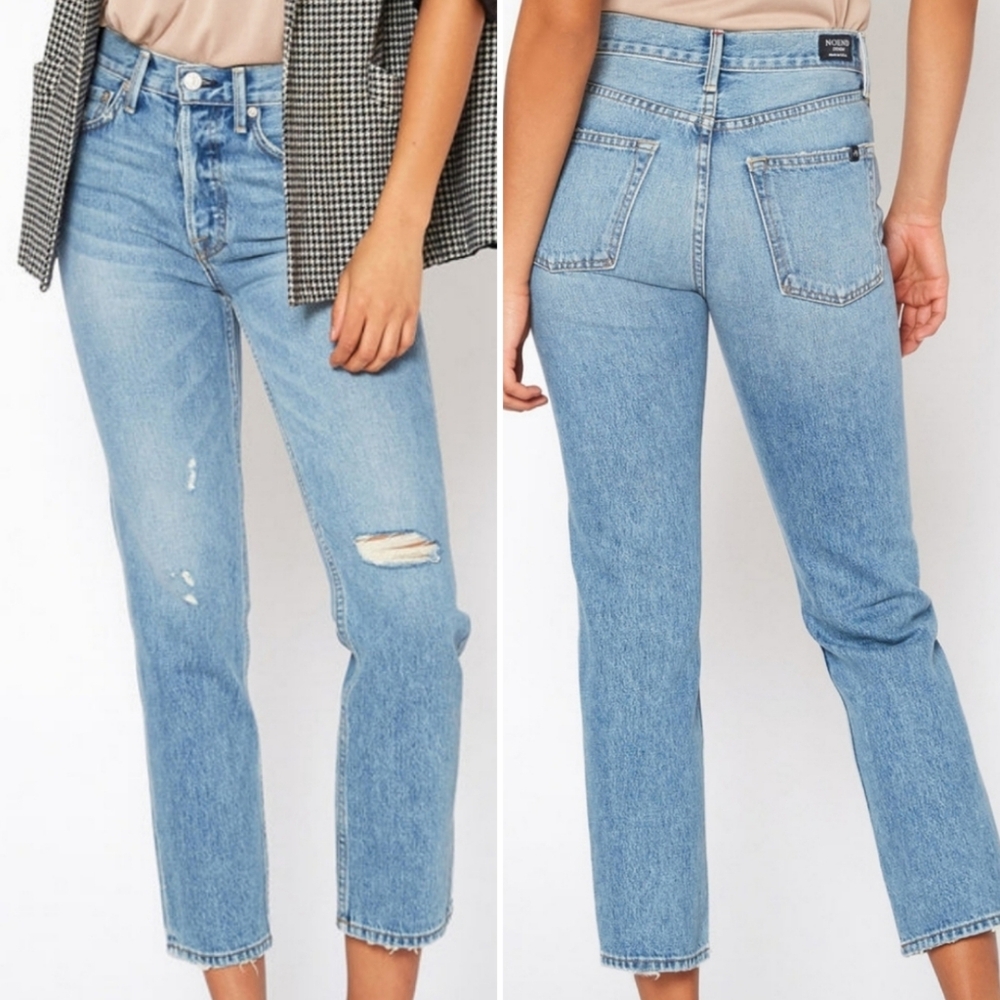 NOEND High Rise Straight Crop